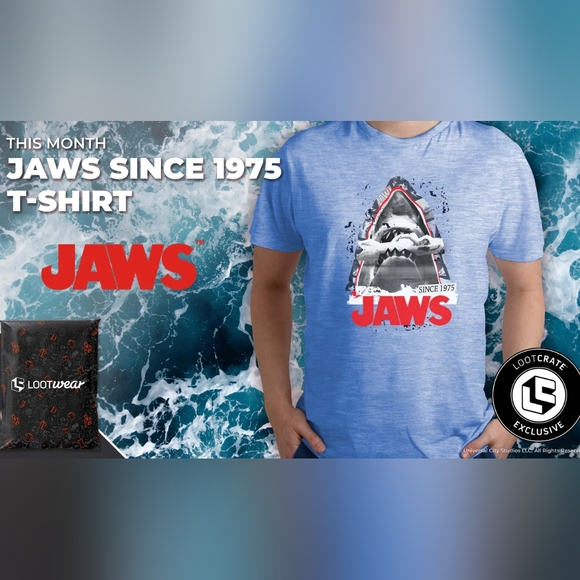 Jaws T-Shirt (LootCrate Exclusive) - Picture 3 of 3